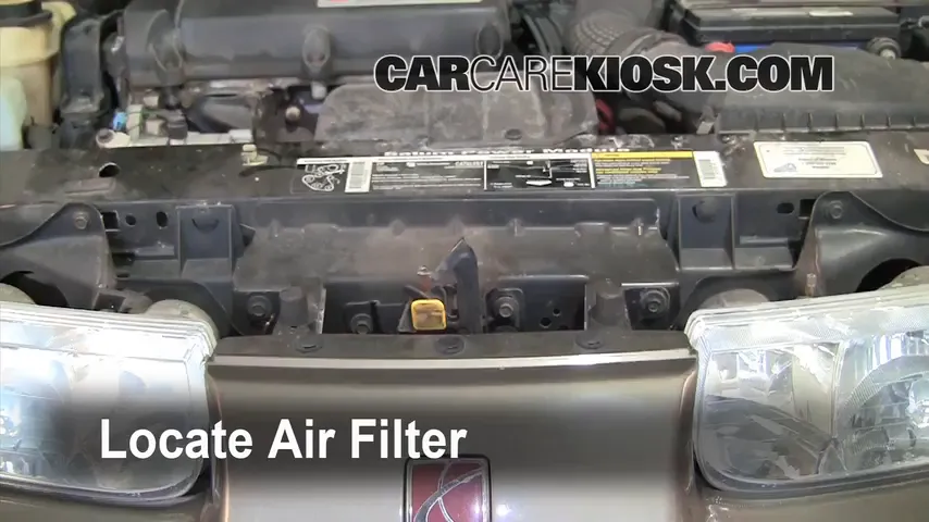 2000 Saturn SL 1.9L 4 Cyl. Air Filter (Engine) Replace